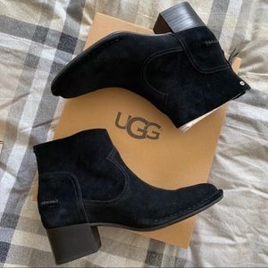 UGG Women's Bandara Suede Ankle Boot black